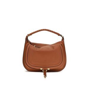 Chloé Brown Calf Leather Bos Taurus Shoulder Women's Bag
